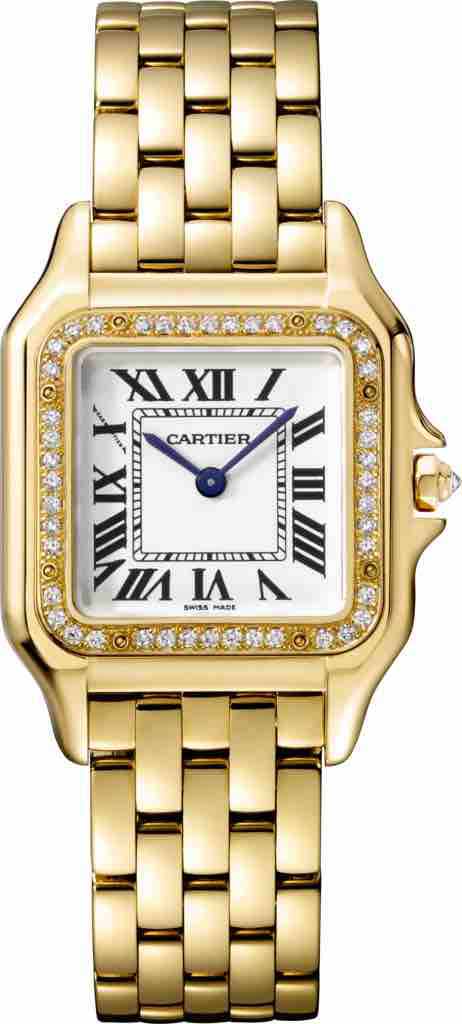 Наручные часы Cartier Panthere de Cartier Medium model, yellow gold, diamonds WJPN0016 